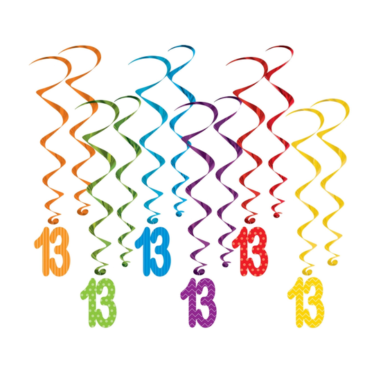Swirls Flerfärgade 13