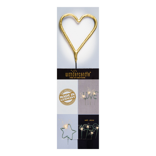 Sifferbloss Hjärta - Guld