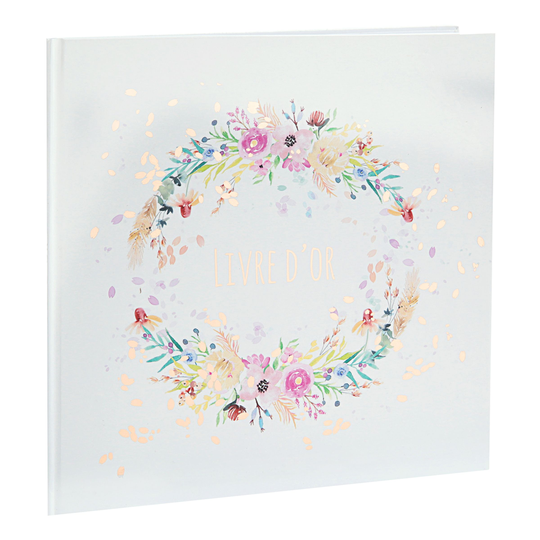 Gästbok Bröllop Blomster