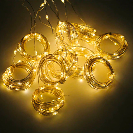 LED Ljusgardin - 3x3 meter rmvitVa