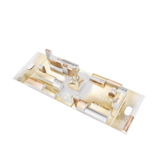 Advent calendar holiday gold
