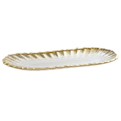Bordsdekoration DKD Home Decor Glas (45 x 15.5 x 3 cm)