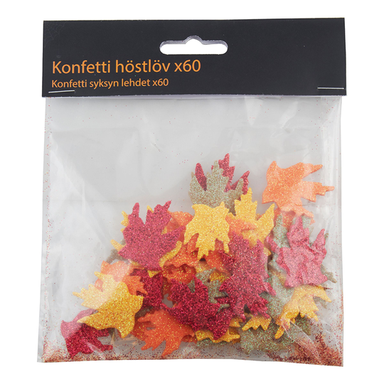 Bordskonfetti Höstlöv - 60-pack