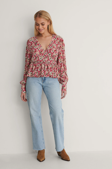NA-KD Boho Blus - Flower