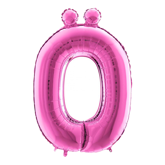 Bokstavsballong Rosa - Bokstav Ö
