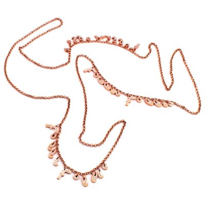Damhalsband Folli Follie 3N13T022RC (80 cm)