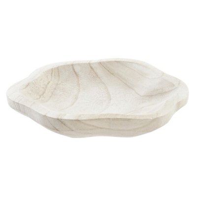 Bordsdekoration DKD Home Decor Brun Paulowniaträ (25 x 25 x 4 cm)