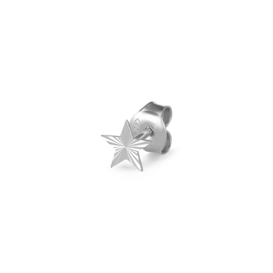 Örhänge star stud silver