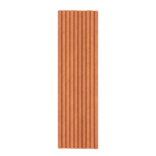 Papperssugrör Roséguld - 10-pack