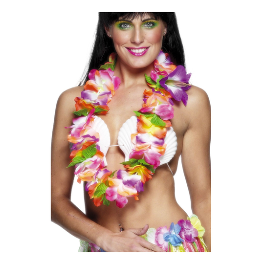 Flerfärgad Hawaiikrans