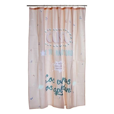 Duschdraperi DKD Home Decor Canta Polyester (180 x 200 cm)