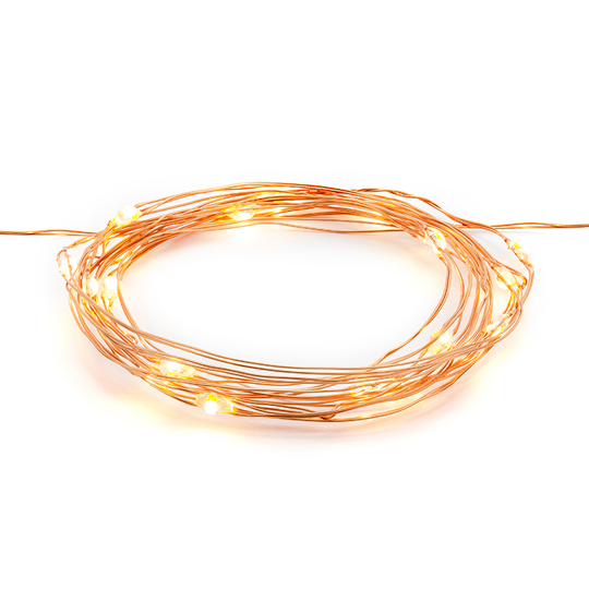 Ljusslinga 1,9m - LED - Roséguld