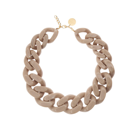Halsband great chain sand marble