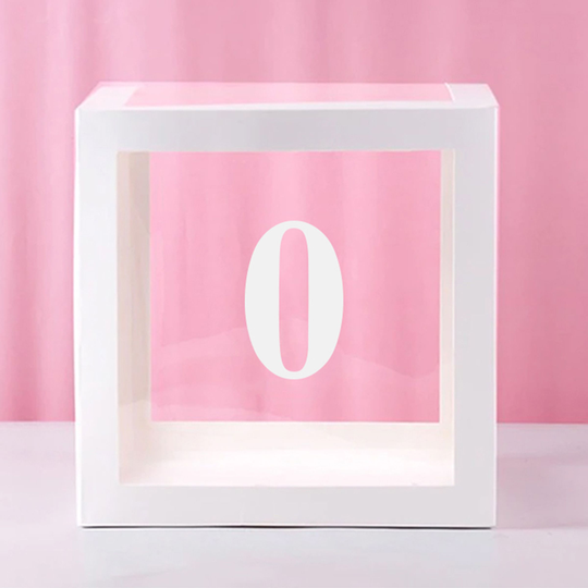 Ballongbox med Siffra - Siffra 0