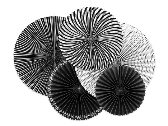 Pin Wheels - 5-pack - Svart/Vit