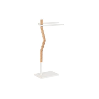 Handdukshängare golvmodell DKD Home Decor Trä Stål Vit (43,5 x 20 x 85 cm)