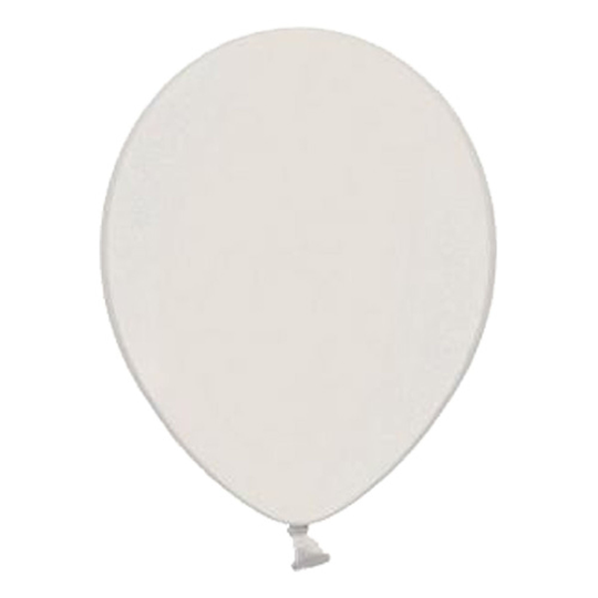 Ballonger Metallic Vit - 25-pack