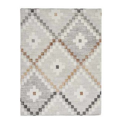 Bordsduk Romb Tunn kanvas Beige (140 x 180 cm)