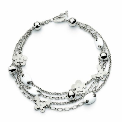 Damhalsband Folli Follie 3N0F037CW (30 cm)
