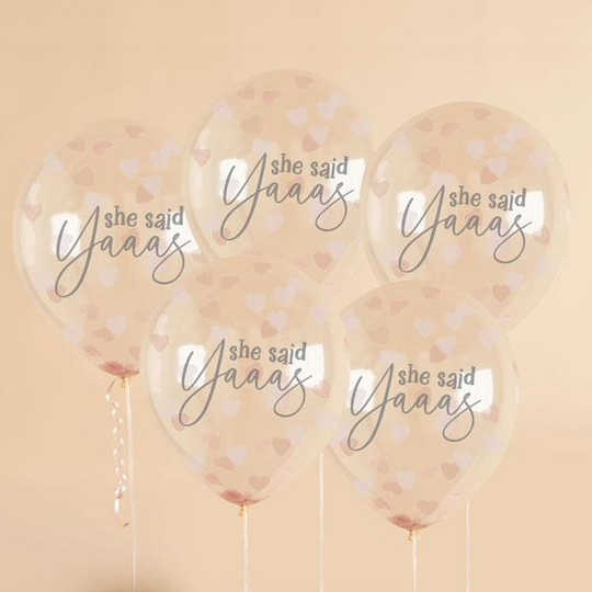 Konfettiballonger - She said YAAAS