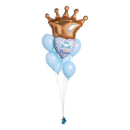 Ballongbukett Welcome Little Prince
