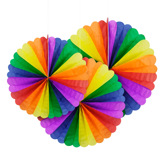 Pappersfjädrar Pride - 3-pack