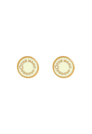 Marc Jacobs The Medallion Studs Earrings 106 Cream One size