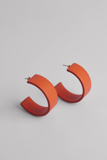 Elin Warnqvist x NA-KD Hoops-örhängen - Orange