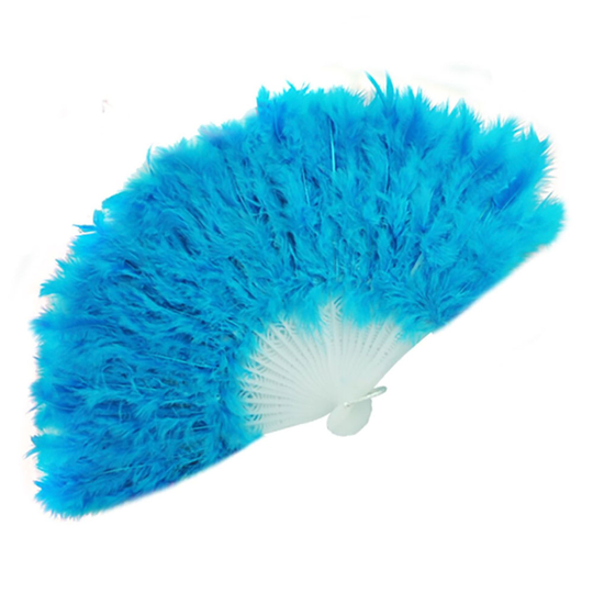 Fluffig Solfjäder - Blå