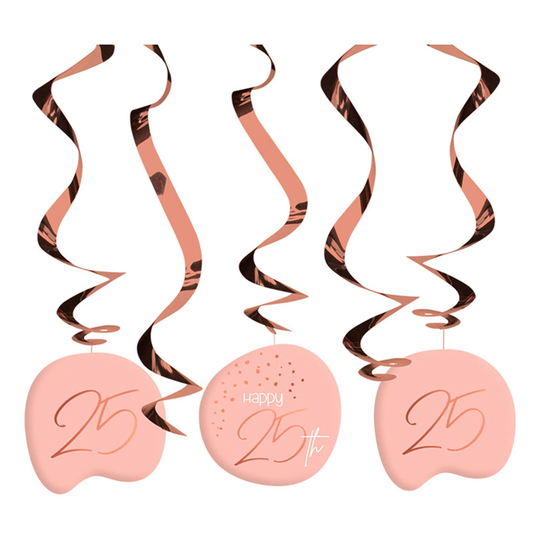 Swirls Happy 25th Lush Blush - 5-pack