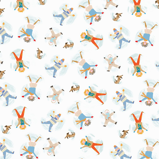 Presentpapper - Winter Kids