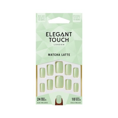 Lösnaglar Elegant Touch Core Colour Matcha latte (24 pcs)
