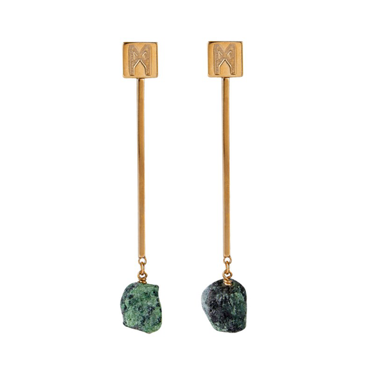 Örhängen the m convertible ruby zoisite guld