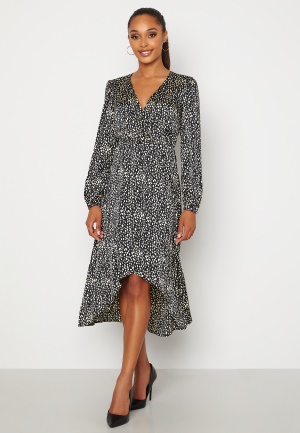 Chiara Forthi Terezia wrap dress Black / Patterned 36