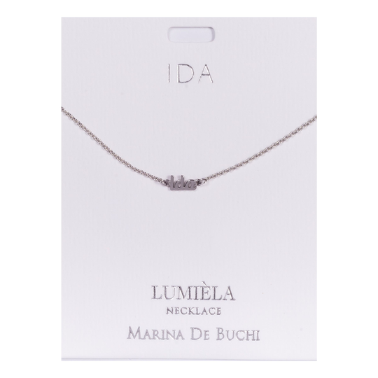 Namnhalsband Silver - Ida