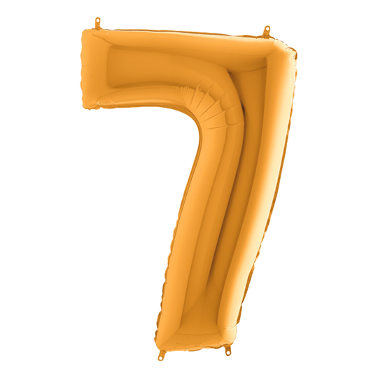 Sifferballong Guld Metallic - Siffra 7
