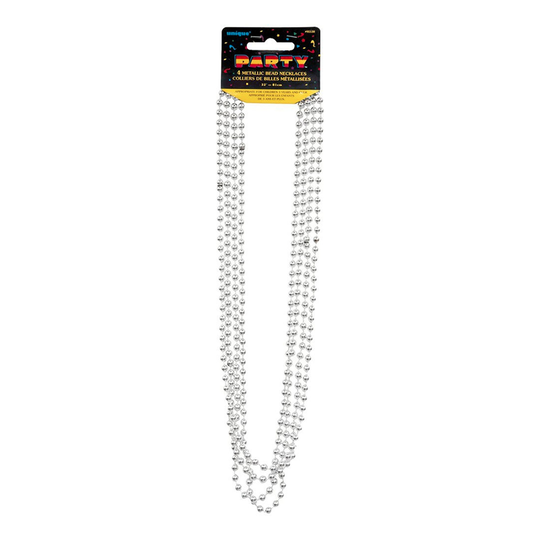 Partybeads Silver Metallic - 4-pack