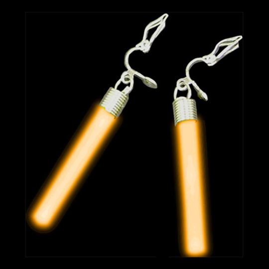 Självlysande Örhängen - Orange