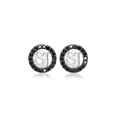 Dam örhängen Sif Jakobs E1001-BK (1 cm)