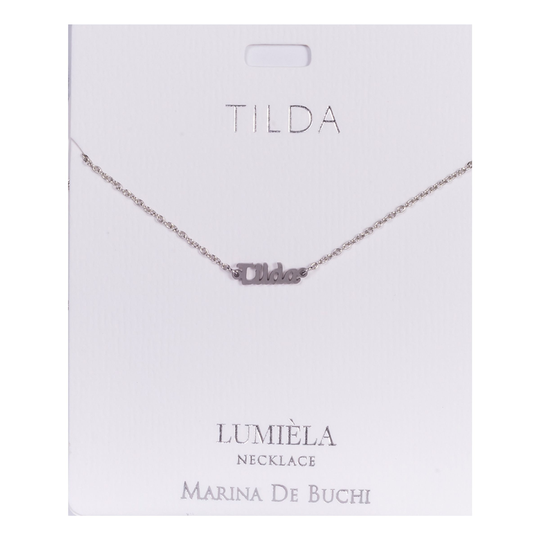 Namnhalsband Silver - Tilda