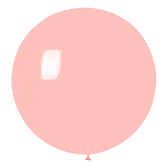 Jätteballong Pastellrosa