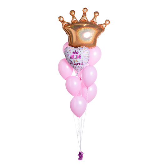 Ballongbukett Welcome Little Princess