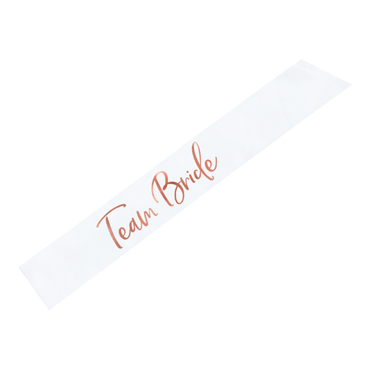 Ordensband Team Bride Vit/Rosé