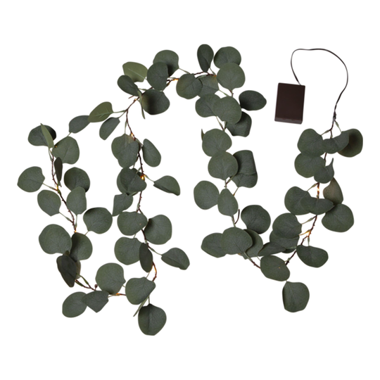 Girlang Eucalyptus med LED