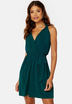 BUBBLEROOM Dyanisa Short Dress Green L