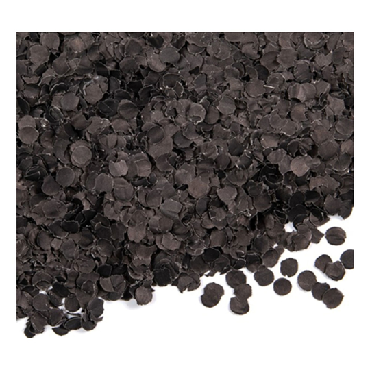 Papperskonfetti Svart - 100 gram