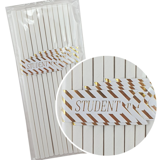 Sugrör - Student - Guld