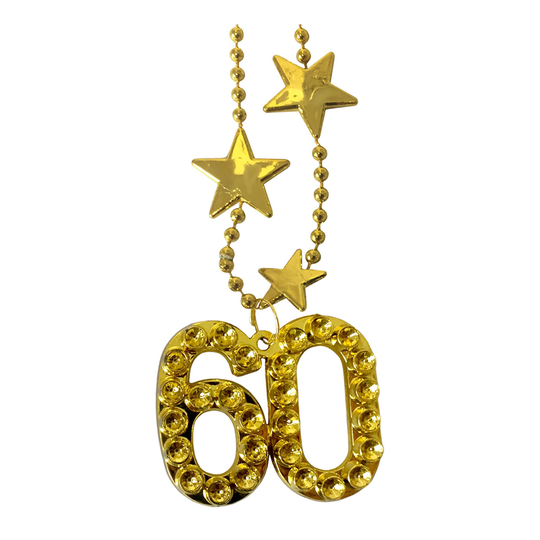 Halsband Guld Siffra 60
