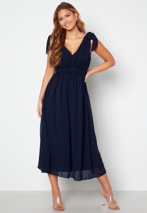 Moments New York Theodora Dotted Dress Dark blue 36