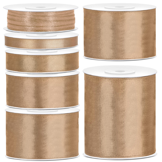 Satinband - Guld (Bredd: 6 mm)